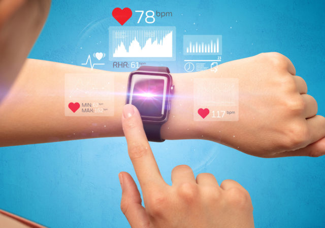 Smartwatch on wrist