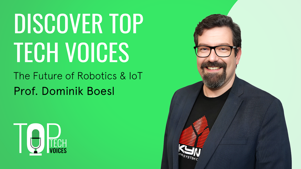 Farnell's latest Top Tech Voices episode features Professor Dominik Boesl
