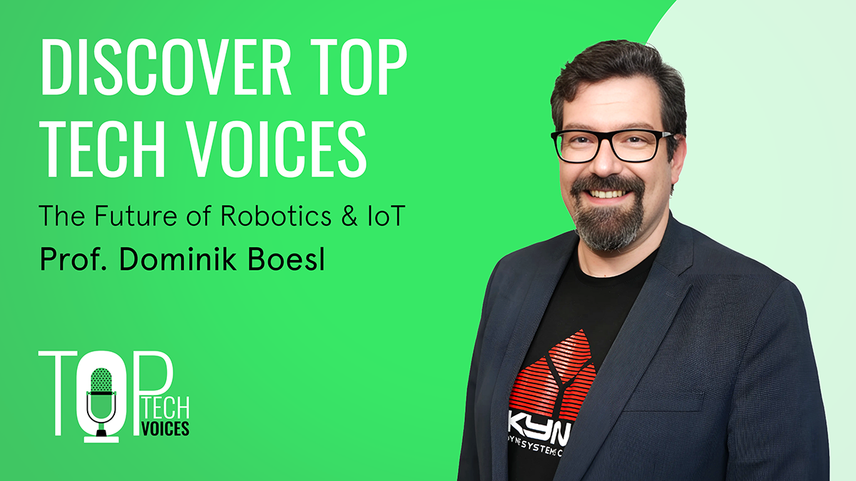 Farnell's latest Top Tech Voices episode features Professor Dominik Boesl