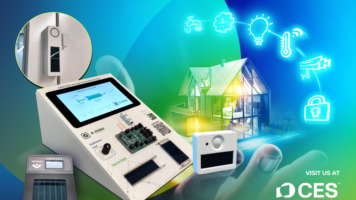 e-peas to showcase battery-free solutions at CES 2025