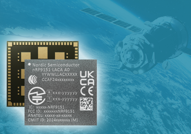Nordic announced it will demonstrate the 3GPP compliant, LEO, NTN connectivity capabilities of its nRF9151 low power SiP at MWC