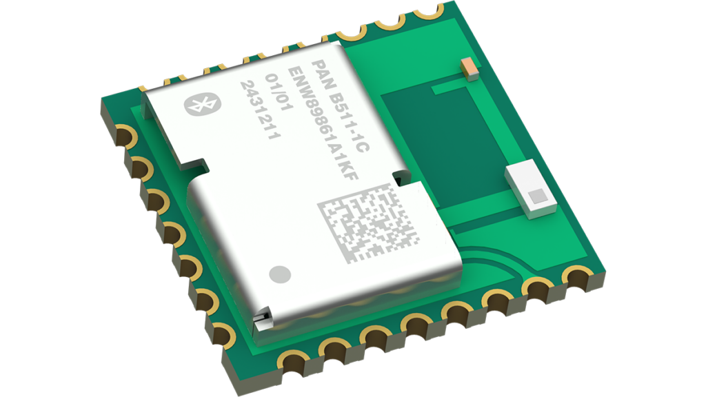Rutronik has expanded its wireless portfolio to include the next generation generation PAN B511-1x Bluetooth 6 module from Panasonic