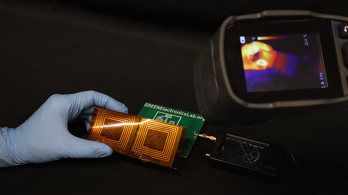Engineers from the University of Glagow have developed a new wireless tag system capable of identifying objects and measuring temperature