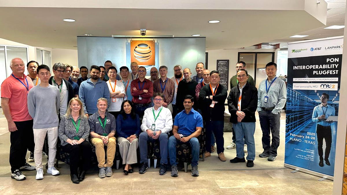 The latest Broadband Forum ‘Plugfest’ marked the first time that 50G-PON – or Higher speed (HS-PON) – was tested at the interoperability event