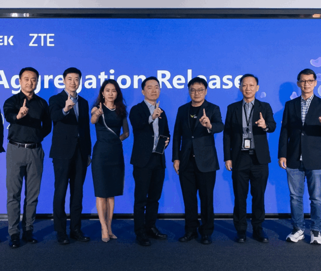 ZTE, in collaboration with Thailand's leading mobile operator AIS and MediaTek, hosted a live demonstration of 5G-A UE Aggregation