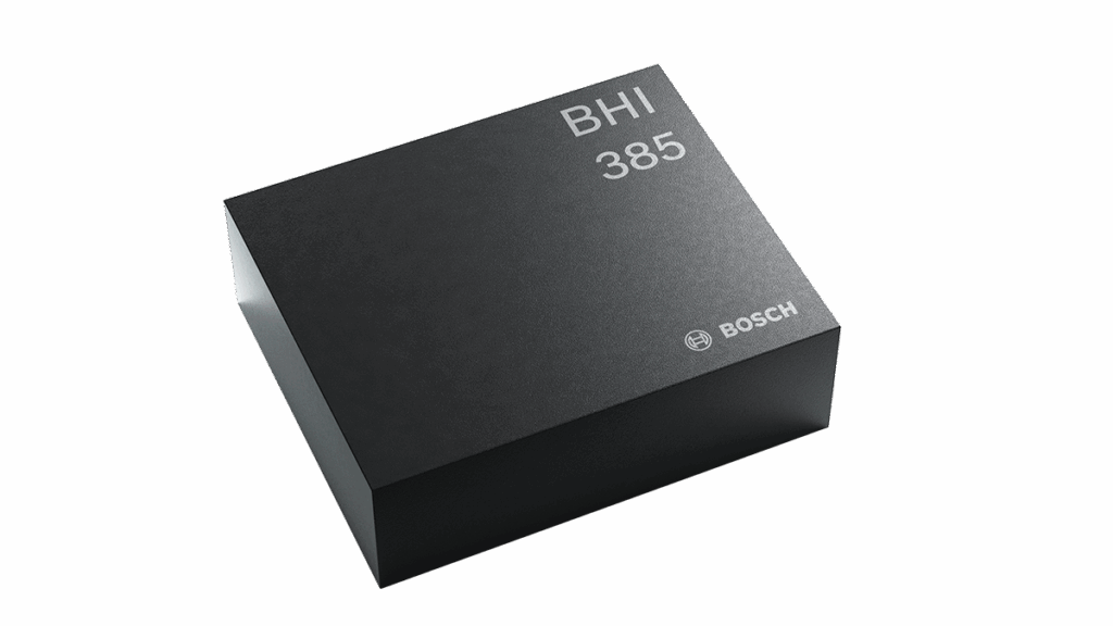 For the most dynamic activities, Bosch’s latest BHI385 sensor provides accurate acceleration measurement up to ±28 g