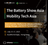 Building on the success of flagship events in North America, The Battery Show is set to expand into Asia in 2025