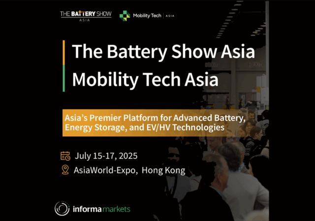 Building on the success of flagship events in North America, The Battery Show is set to expand into Asia in 2025