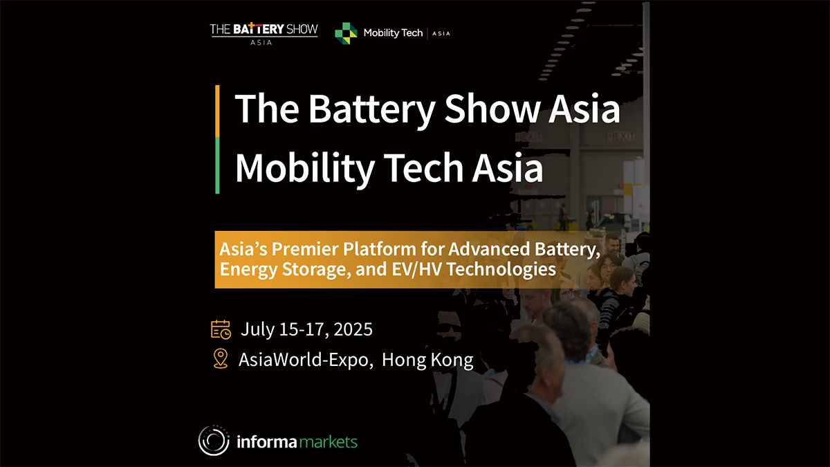 Building on the success of flagship events in North America, The Battery Show is set to expand into Asia in 2025