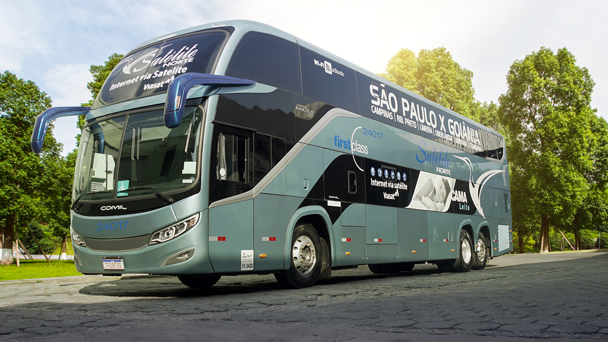 Viasat recently announced that Satélite Norte has become the first operator to trial its new Digital Bus solution