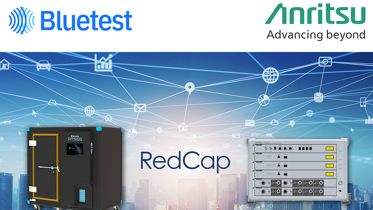 Anritsu and Bluetest have jointly developed an over-the-air (OTA) measurement solution to evaluate the performance of 5G IoT devices