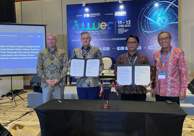Perumdam Tirta Mayang Kota Jambi and GHD recently signed a Letter of Intent (LOI) for a joint Canadian-Indonesian pilot project
