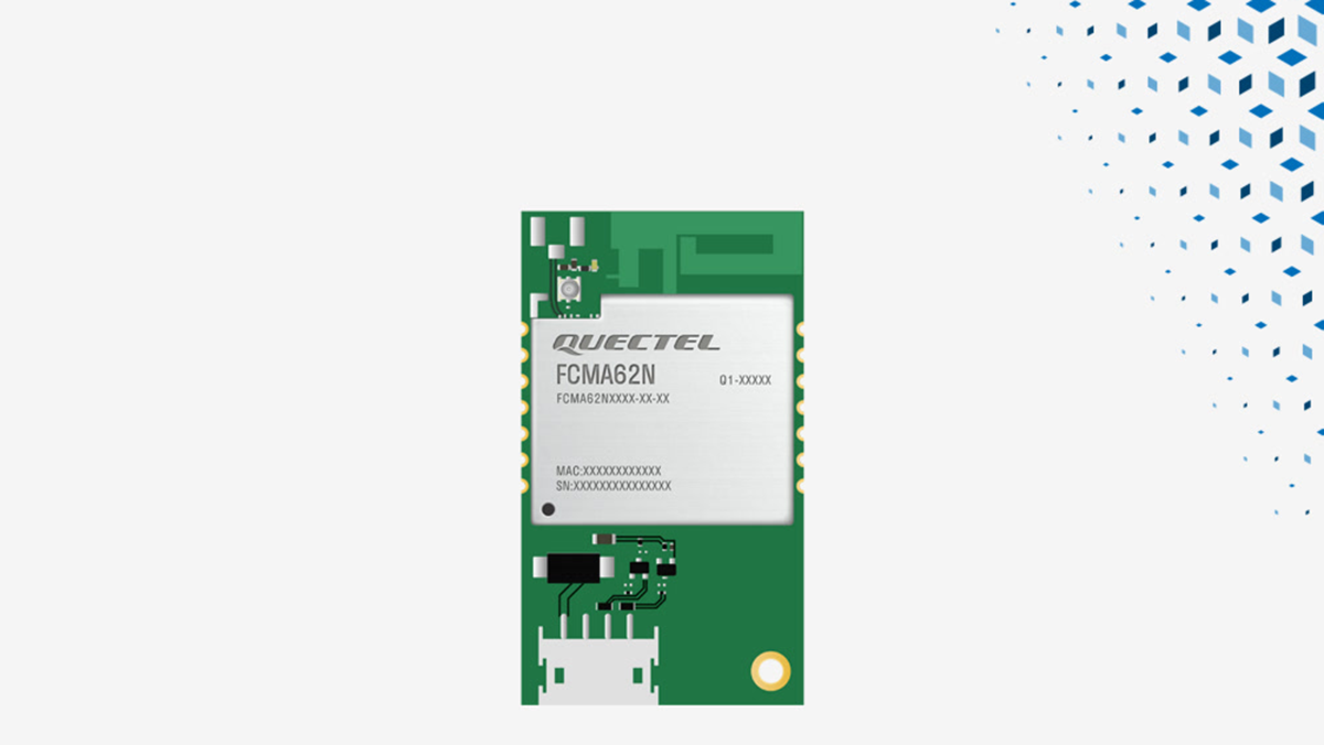 Mouser Electronics is now shipping the new FCMA62N Wi-Fi 6/Bluetooth 5.3 modules from Quectel, with an ultra-compact LCC form