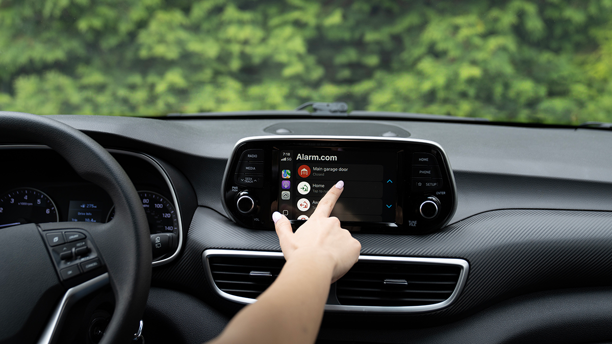 Alarm.com has announced its support for Apple CarPlay, extending customers' smart home control to their vehicle's in-built display