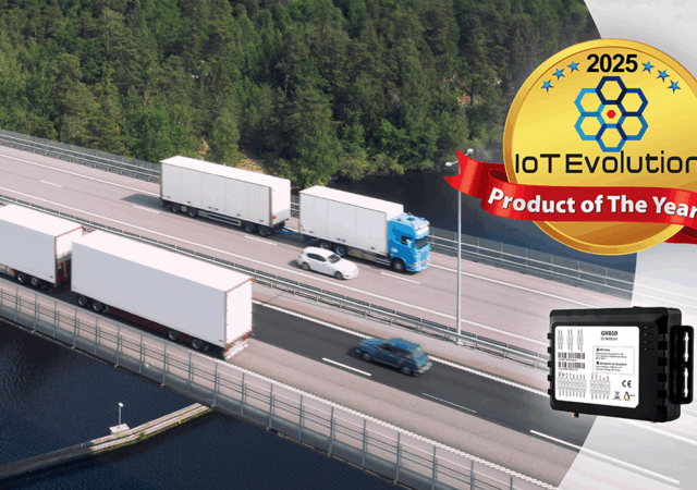 Queclink Wireless Solutions has received the IoT Evolution Product of the Year Award for its GV850 Series of high-performance tracking units