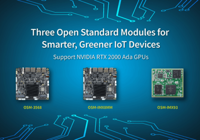 Avalue Technology is introducing three new Open Standard Modules (OSM) that embody this very balance: smart computing power, greener efficiency