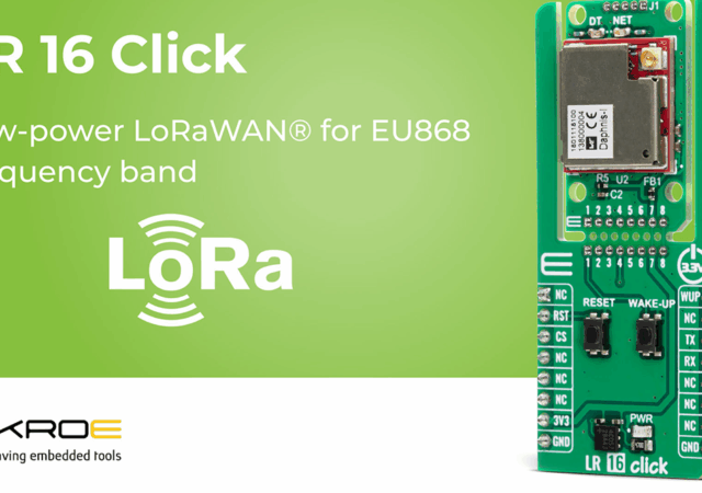 MikroElektronika (MIKROE), the Serbian embedded solutions manufacturer, has launched a new low-power wireless connectivity module aimed at accelerating the development of Internet of Things (IoT) and Industrial IoT (IIoT) applications.