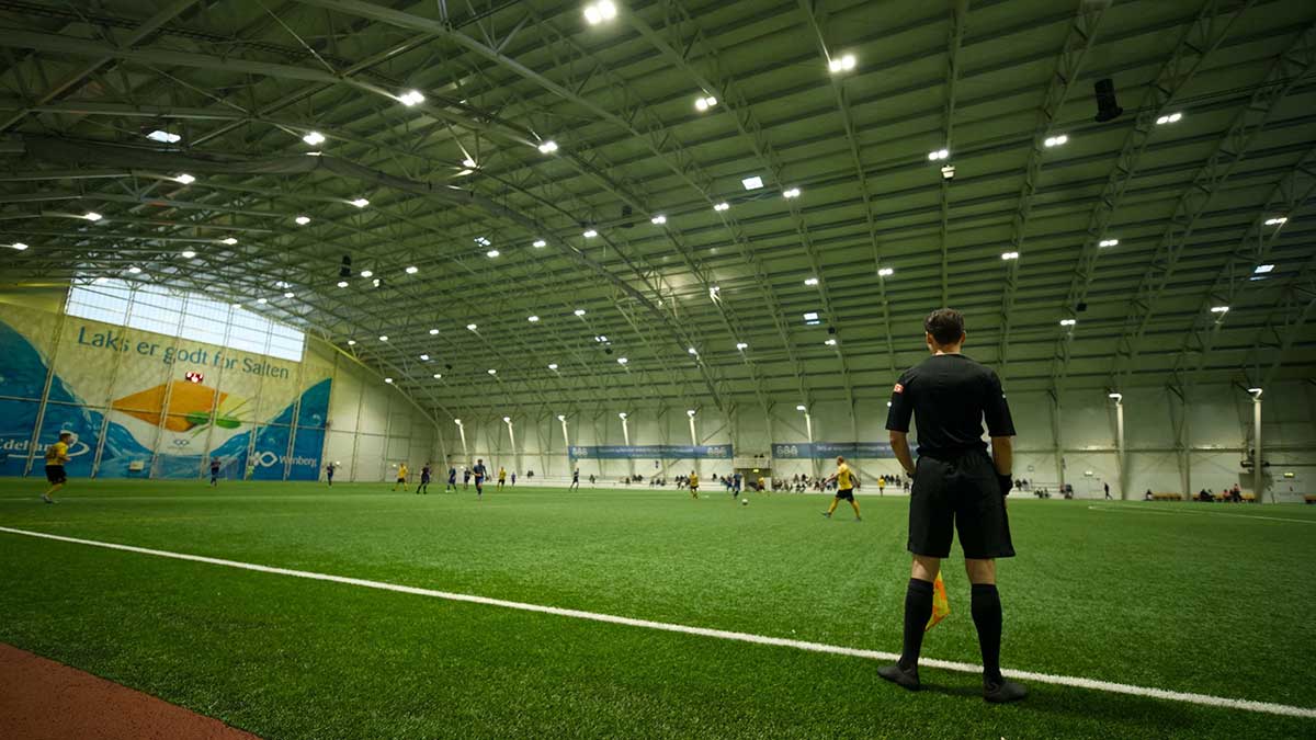 Arctic Football Arena Installs Smart LEDs Arctic Football Arena Installs Smart LEDs