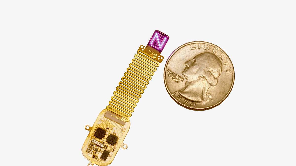 Scientists at Northwestern University say they have taken a step towards that goal with a wireless implant that uses light to transmit information directly to the brain, bypassing the body’s natural sensory pathways.