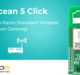 EnOcean 5 Click provides fast, bidirectional wireless connectivity communication for EnOcean-based sensors, switches, and actuators