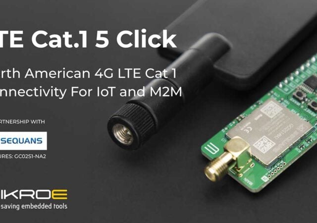 MIKROE has launched a new development board designed to help device makers add LTE Cat 1 bis connectivity to IoT applications.