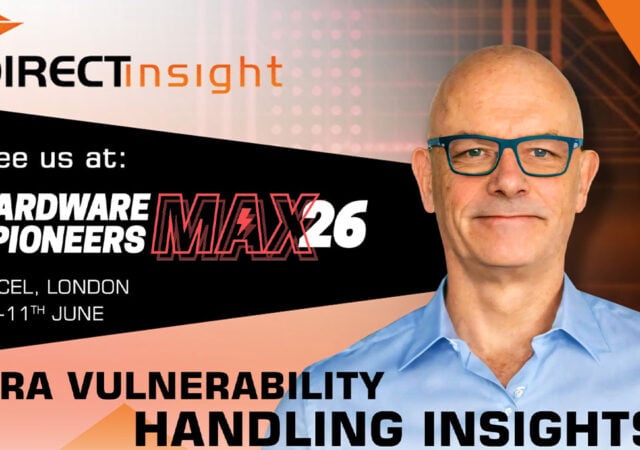 Direct Insight to provide CRA vulnerability handling insights at Hardware Pioneers Max