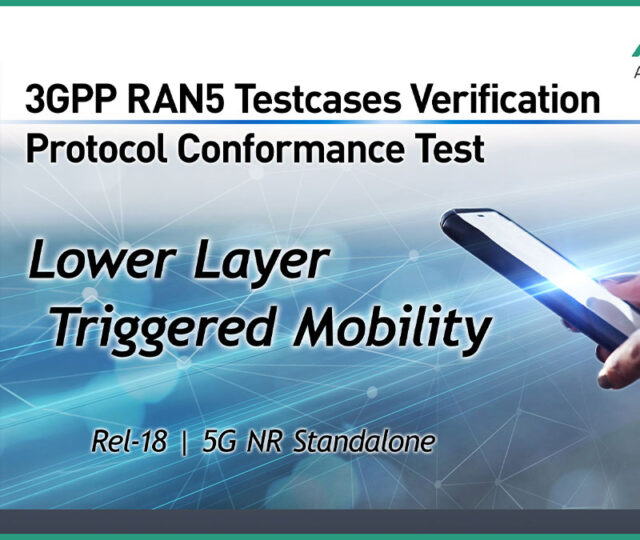 Anritsu supports Industry first verification of 3GPP RAN5 Rel18