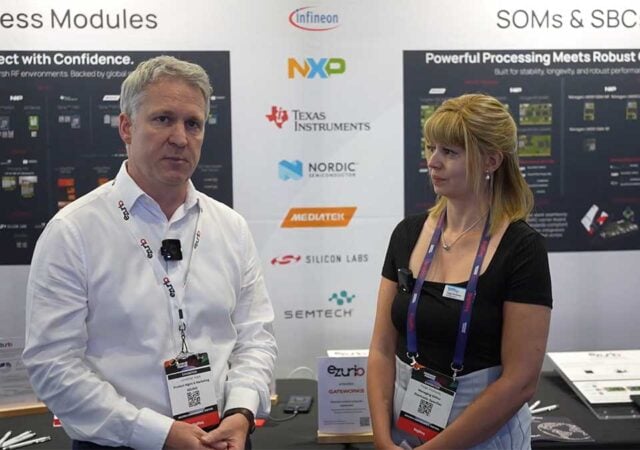 At Hardware Pioneers Max 2026, Managing Editor Paige Hookway speaks with Jonathan Kaye, Vice President of Product Management and Marketing at Ezurio, about the company’s expanding compute and connectivity portfolio, its recent acquisition of Gateworks, and the latest demonstrations on display.