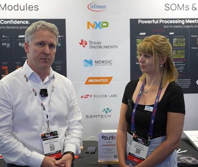At Hardware Pioneers Max 2026, Managing Editor Paige Hookway speaks with Jonathan Kaye, Vice President of Product Management and Marketing at Ezurio, about the company’s expanding compute and connectivity portfolio, its recent acquisition of Gateworks, and the latest demonstrations on display.