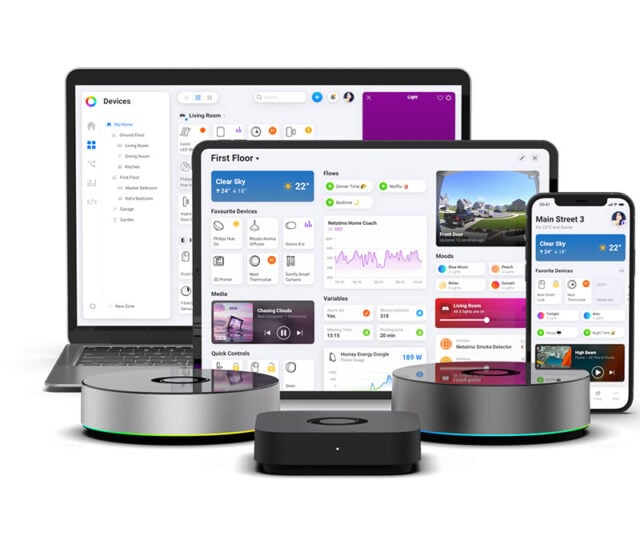 Homey adds updates for Matter, Z-Wave, and Zigbee devices
